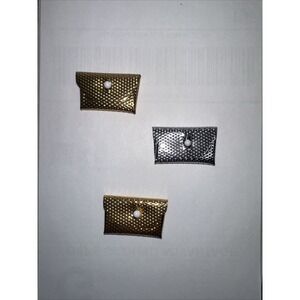 Vintage Barbie Doll‎ Gold/Silver Dimple Purse Clutch Bag-3 Pieces